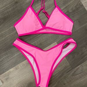 Vibrant Pink Bikini Set
